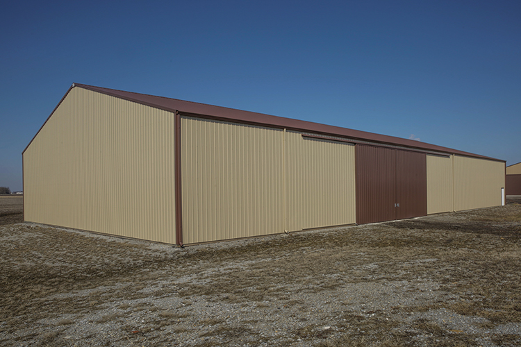 72' Wide Ag Cold Storage Building White County, IN FBi Buildings